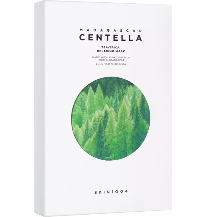 SKIN1004 Madagascar Centella Tea-Trica Relaxing Mask 5pcs billede