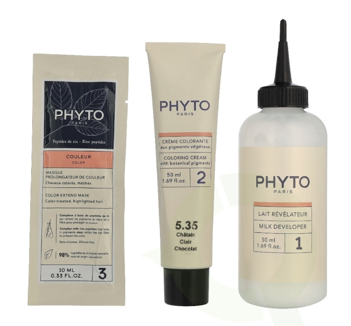 Phyto Phytocolor Permanent Color 110 ml #5.35 Chocolate Brown i gruppen SKØNHED & HELSE / Hår og styling / Hårpleje / Hårfarve hos TP E-commerce Nordic AB (D43800)