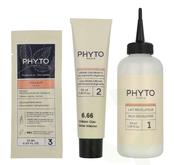 Phyto Phytocolor Permanent Color 110 ml #6.66 Intense Cherry Red Brown i gruppen SKØNHED & HELSE / Hår og styling / Hårpleje / Hårfarve hos TP E-commerce Nordic AB (D43803)