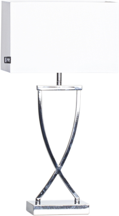By Rydéns Bordlampe Omega 52 cm krom/hvid 2820430-5000By Rydéns i gruppen HJEMMEELEKTRONIK / Lys / Bordlamper hos TP E-commerce Nordic AB (D43832)