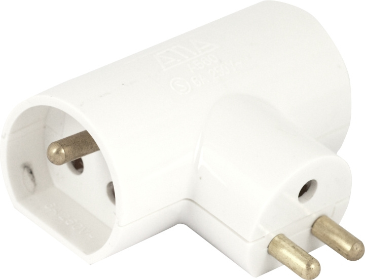 Gelia Stikprop til 2-vejs stikkontakt med jordGelia i gruppen HJEM, HUS & HAVE / Elektricitet & Belysning / Stikdåse hos TP E-commerce Nordic AB (D43953)