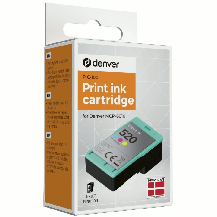 Denver Extra färg-patron till Denver MCP-6010 i gruppen COMPUTERTILBEHØR / Printere og tilbehør / Blæk og toner / Blækpatroner hos TP E-commerce Nordic AB (D44045)