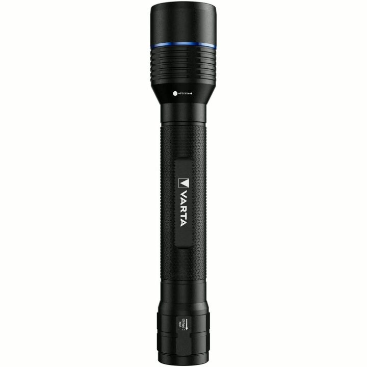 Genopladelig lommelygte 2000 lm, USB-C, IP67, Powerbank