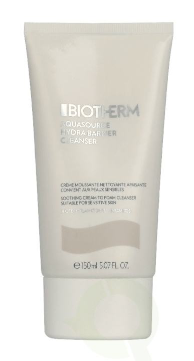 Biotherm Aquasource Hydra Barrier Cleanser 150 ml i gruppen SKØNHED & HELSE / Hudpleje / Ansigt / Rengøring hos TP E-commerce Nordic AB (D44075)