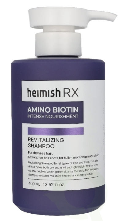 Heimish RX Amino Biotin Revitalizing Shampoo 400 ml i gruppen SKØNHED & HELSE / Hår og styling / Hårpleje / Shampoo hos TP E-commerce Nordic AB (D44183)