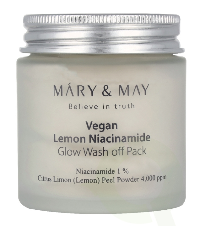 Mary & May Mary&May Lemon Niacinamide Glow Wash Off Pack 125 g i gruppen SKØNHED & HELSE / Hudpleje / Ansigt / Rengøring hos TP E-commerce Nordic AB (D44200)