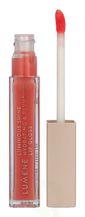 Lumene Luminous Shine Hydrating & Plumping Lip Gloss 5 ml #4 Peach Pink i gruppen SKØNHED & HELSE / Makeup / Læber / Lip gloss hos TP E-commerce Nordic AB (D44225)