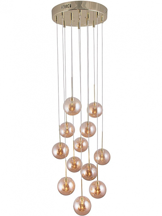 Globen Lighting Taklampa Skyfall 655154 Amber/Mässing Globen Lighting billede