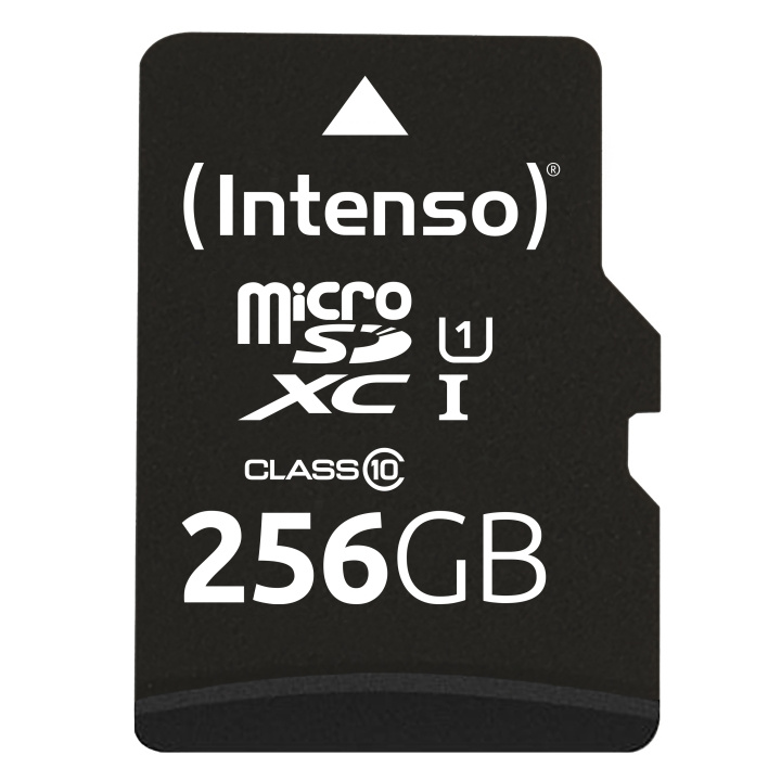 Intenso microSD 256GB UHS-I Intenso i gruppen HJEMMEELEKTRONIK / Lagringsmedier / Hukommelseskort / MicroSD/HC/XC hos TP E-commerce Nordic AB (D44337)