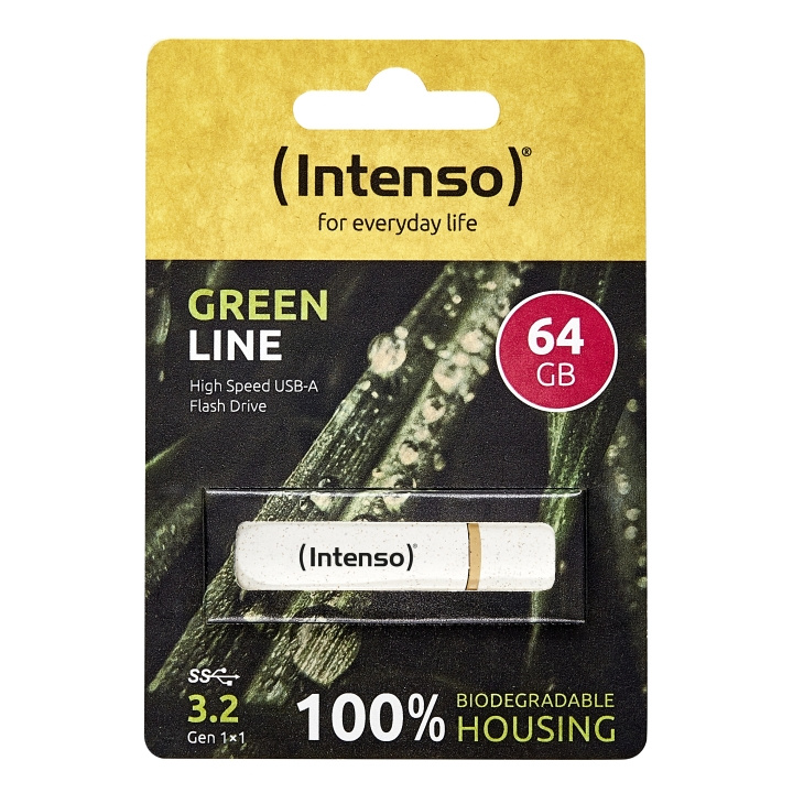 Intenso Green Line 64GB Intenso i gruppen HJEMMEELEKTRONIK / Lagringsmedier / USB-flash drev hos TP E-commerce Nordic AB (D44343)