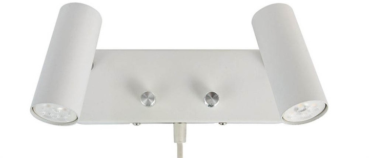 Oriva Vägglampa 2xMini Vit 49623-90 Oriva
