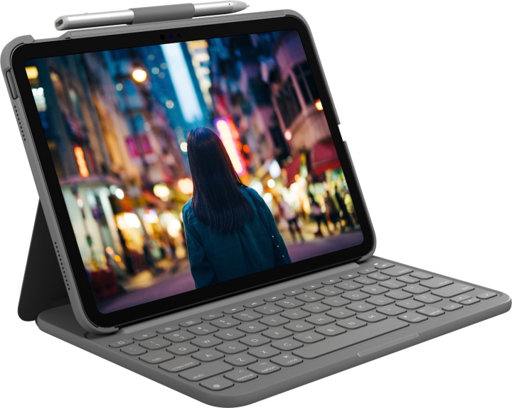 Logitech Slim Folio Ipad 10th Gen i gruppen SMARTPHONES & TABLETS / Tablets hos TP E-commerce Nordic AB (D44509)