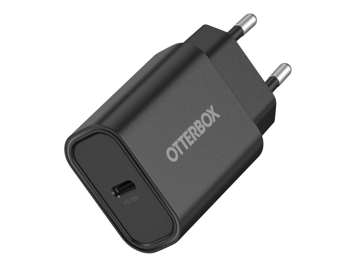 Otterbox Standard EU Wall Charger 20W Black i gruppen SMARTPHONES & TABLETS / Opladere og kabler / Vægoplader / Væg oplader Type C hos TP E-commerce Nordic AB (D44512)
