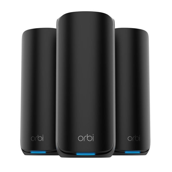 Netgear Router ORBI8 TB WIFI7 3-Pack Black Bundle NETGEAR i gruppen COMPUTERTILBEHØR / Netværk / Mesh netværk hos TP E-commerce Nordic AB (D44553)