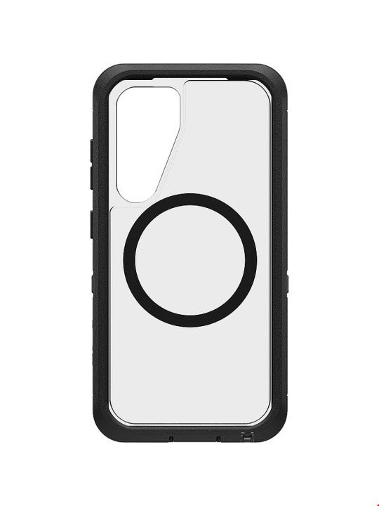 Otterbox Defender XT Clear Magnets Samsung Galaxy S25 Dark Side - clear/black i gruppen SMARTPHONES & TABLETS / Mobil Beskyttelse / Samsung hos TP E-commerce Nordic AB (D44591)