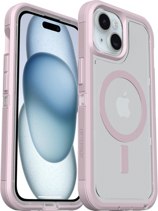 Otterbox Defender Xt Clear Iphone 16e/15/14/13 - Clear/Purp i gruppen SMARTPHONES & TABLETS / Mobil Beskyttelse / Apple / iPhone 16 hos TP E-commerce Nordic AB (D44600)