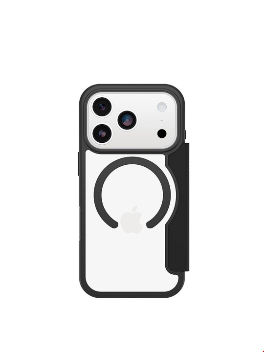 Otterbox React Folio Magsafe Iphone 17 Pro - Black Crystal Clear/Black i gruppen SMARTPHONES & TABLETS / Mobil Beskyttelse / Apple / iPhone 17 hos TP E-commerce Nordic AB (D44674)