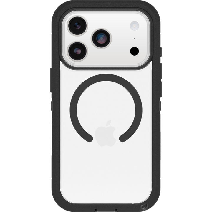 Otterbox Defender Pro Xt Clear Camera Control Iphone 17 Pro - Clear/Black i gruppen SMARTPHONES & TABLETS / Mobil Beskyttelse / Apple / iPhone 17 hos TP E-commerce Nordic AB (D44675)