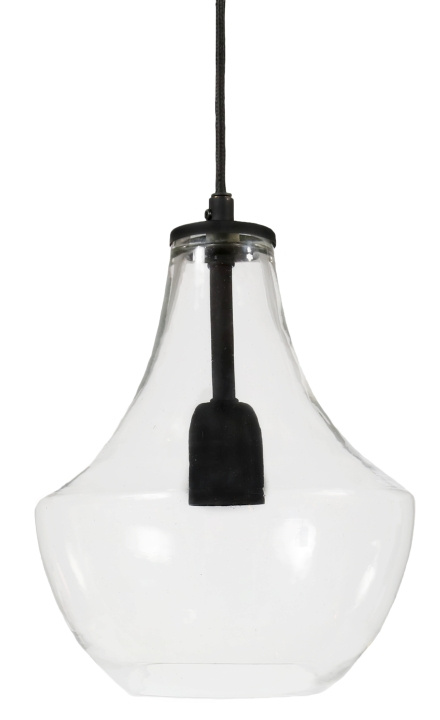 PR Home Taklampa Hamilton Clear/black 21cm PR Home billede