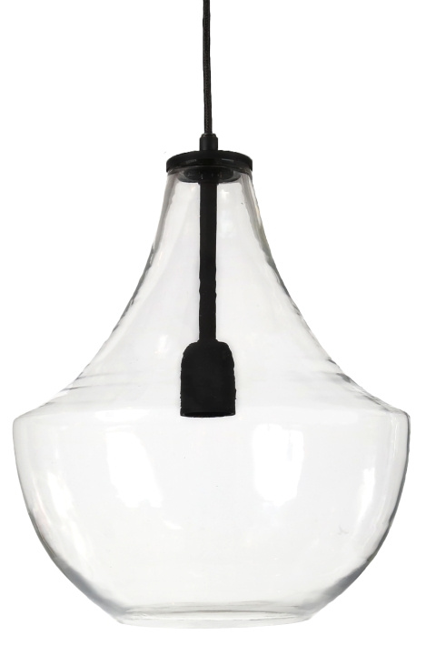 PR Home Taklampa Hamilton  Clear/black 30cm PR Home