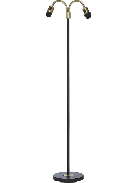 PR Home Golvlampfot Amy Flex2 Svart/Mässing 150cm PR Home i gruppen HJEMMEELEKTRONIK / Lys / Gulvlamper hos TP E-commerce Nordic AB (D44721)