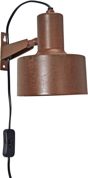 PR Home Vägglampa Solo Rost 23cm PR Home i gruppen HJEMMEELEKTRONIK / Lys / Væglamper hos TP E-commerce Nordic AB (D44727)