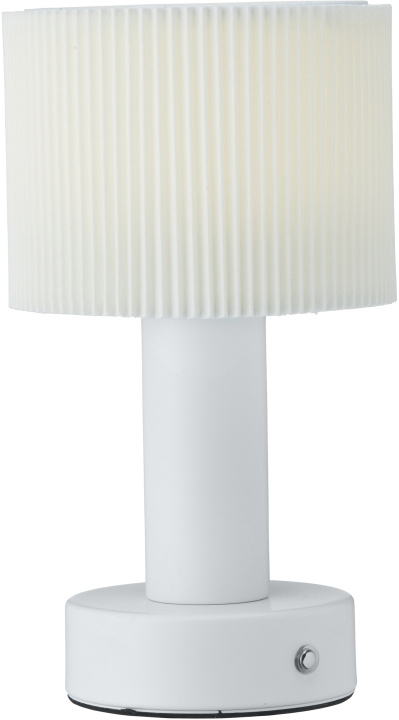 PR Home Laddbar Tiara vit 24 cm PR Home i gruppen HJEMMEELEKTRONIK / Lys / Bordlamper hos TP E-commerce Nordic AB (D44736)