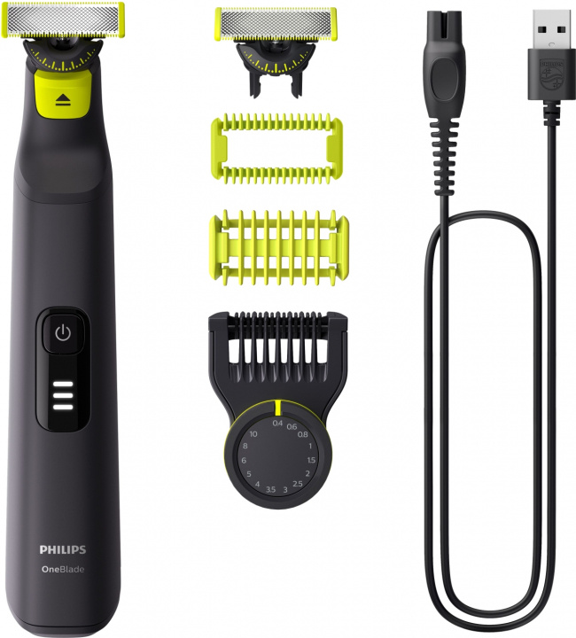 Philips Skäggtrimmer QP6542/15 OneBlade Pro 360 Philips i gruppen SKØNHED & HELSE / Hår og styling / Barbering og trimning / Barbermaskiner og tilbehør hos TP E-commerce Nordic AB (D44766)