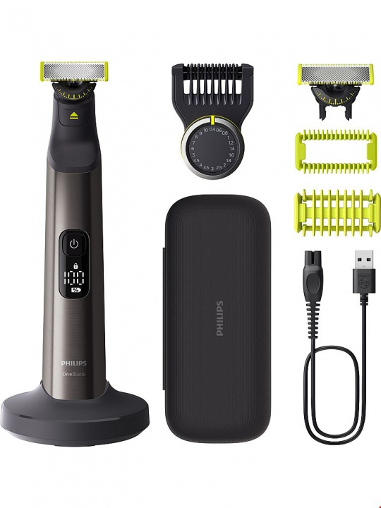 Philips Skäggtrimmer QP6652/61 OneBlade Pro Philips i gruppen SKØNHED & HELSE / Hår og styling / Barbering og trimning / Barbermaskiner og tilbehør hos TP E-commerce Nordic AB (D44767)