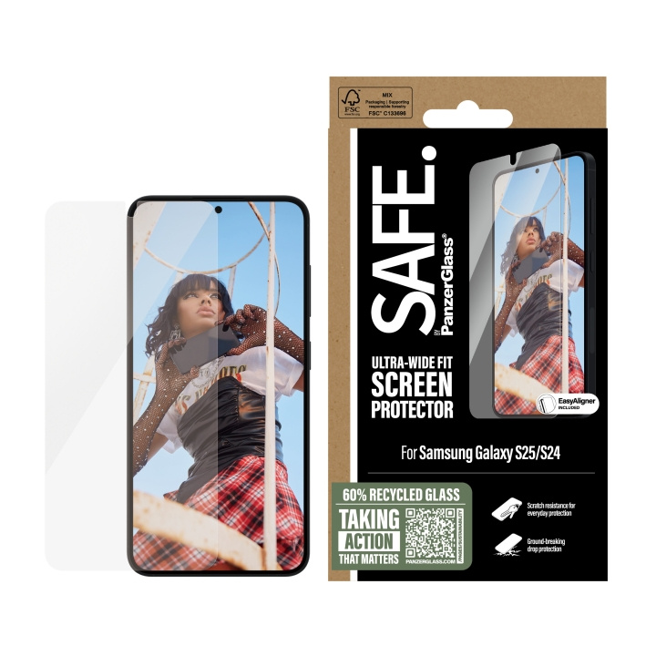 PanzerGlass Skärmskydd Safe Samsung Galaxy S25 Ultra-wide fit w. aligner Panzerglass i gruppen SMARTPHONES & TABLETS / Mobil Beskyttelse / Samsung hos TP E-commerce Nordic AB (D44926)