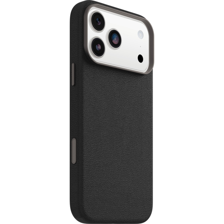 Otterbox Symmetry Cactus Leather Camera Control Iphone 17 Pro Max - Black billede
