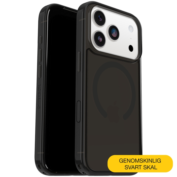 Otterbox Symmetry Clear Magsafe Camera Control Iphone 17 Pro max - Black - Propack i gruppen SMARTPHONES & TABLETS / Mobil Beskyttelse / Apple / iPhone 17 hos TP E-commerce Nordic AB (D44953)