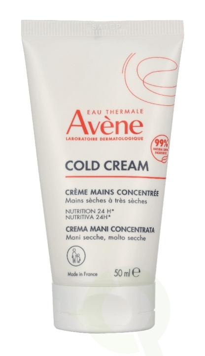 Avene Cold Cream Concentrated Hand Cream 50 ml Dry To Very Dry Hands i gruppen SKØNHED & HELSE / Manicure / pedicure / Håndcreme hos TP E-commerce Nordic AB (D45023)