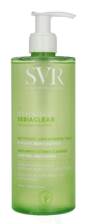 Svr Laboratories SVR Sebiaclear Anti-Imperfections Foaming Gel 400 ml i gruppen SKØNHED & HELSE / Hudpleje / Ansigt / Rengøring hos TP E-commerce Nordic AB (D45037)