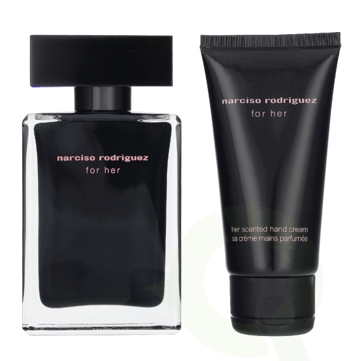 Narciso Rodriguez For Her Set 100 ml Edt Spray 50ml/Hand Cream 50ml i gruppen SKØNHED & HELSE / Duft & Parfume / Parfume / Parfume til hende hos TP E-commerce Nordic AB (D45063)