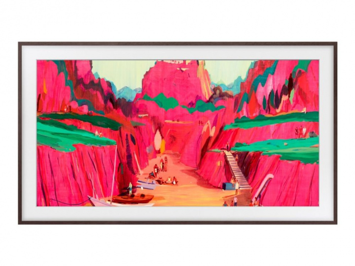 Samsung 75" ramme til The Frame og The Frame Pro (2021-2025, Phantom Brown)