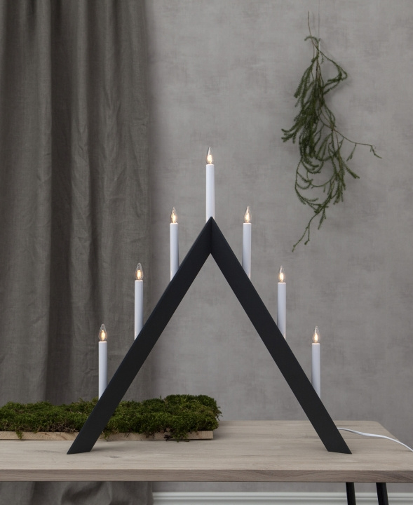 Star Trading Elljusstake 7-arm 219-87 Arrow 7 grafit Star Trading i gruppen HJEMMEELEKTRONIK / Lys / Julebelysning hos TP E-commerce Nordic AB (D45311)