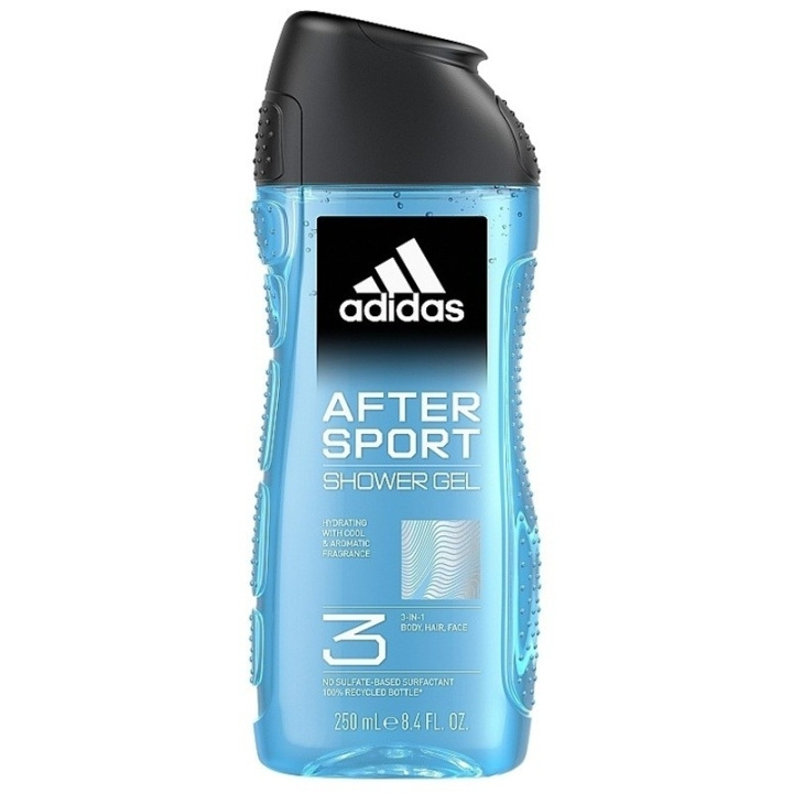 Adidas After Sport 3-in-1 Shower Gel 400ml i gruppen SKØNHED & HELSE / Hudpleje / Kropspleje / Bad & brusecreme hos TP E-commerce Nordic AB (D45417)