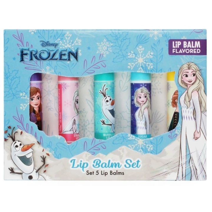Disney Frozen Lip Balm Collection 5pcs i gruppen SKØNHED & HELSE / Makeup / Læber / Læbepomade hos TP E-commerce Nordic AB (D45422)