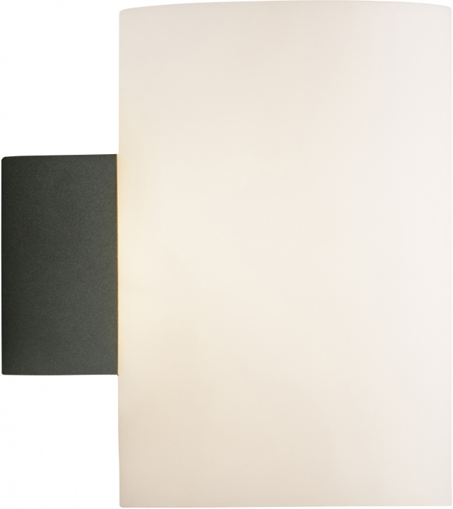 Herstal Vägglampa Evoke L antracit /opal glas Herstal billede