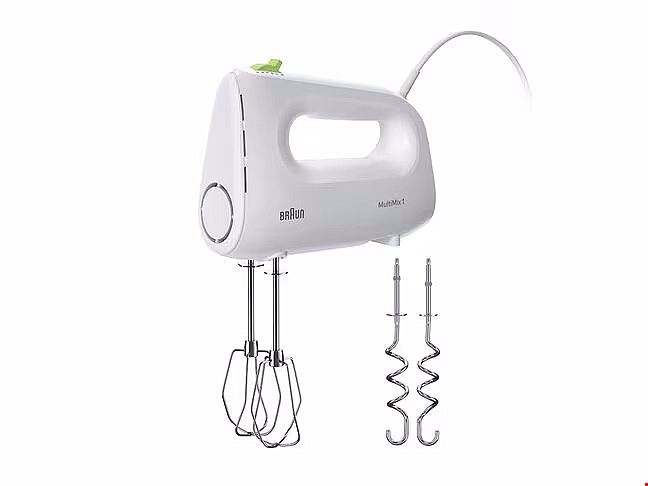 Braun Elvisp MultiMix 1 HM1110WH Braun i gruppen HJEM, HUS & HAVE / Husholdningsapparater / Foodprocessor og køkkenassistenter / Håndmixer hos TP E-commerce Nordic AB (D45569)