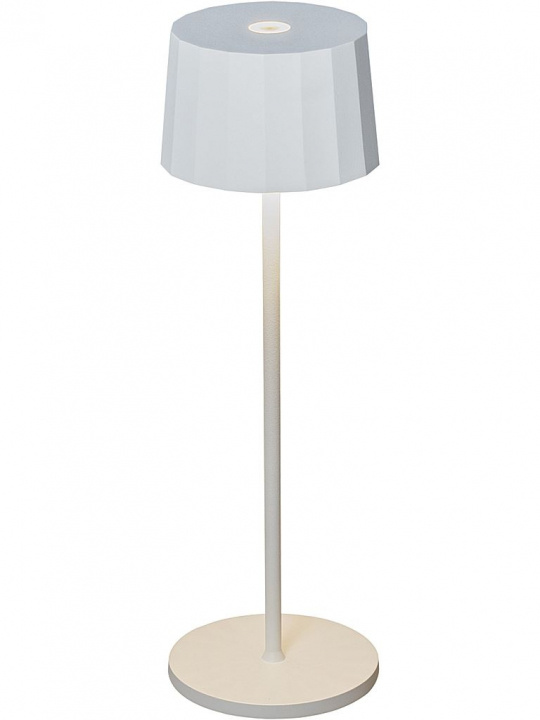 Konstsmide Bordslampa Positano vit USB Konstsmide i gruppen HJEMMEELEKTRONIK / Lys / Bordlamper hos TP E-commerce Nordic AB (D45636)