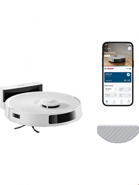 Bosch Robotdammsugare Spotless BCRC1W Bosch i gruppen HJEM, HUS & HAVE / Rengøringsmidler / Støvsugere og tilbehør / Robot Støvsuger hos TP E-commerce Nordic AB (D45745)