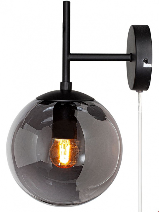 By Rydéns Vägglampa Boyle rökgrå 4300560-4505 By Rydéns i gruppen HJEMMEELEKTRONIK / Lys / Væglamper hos TP E-commerce Nordic AB (D45753)