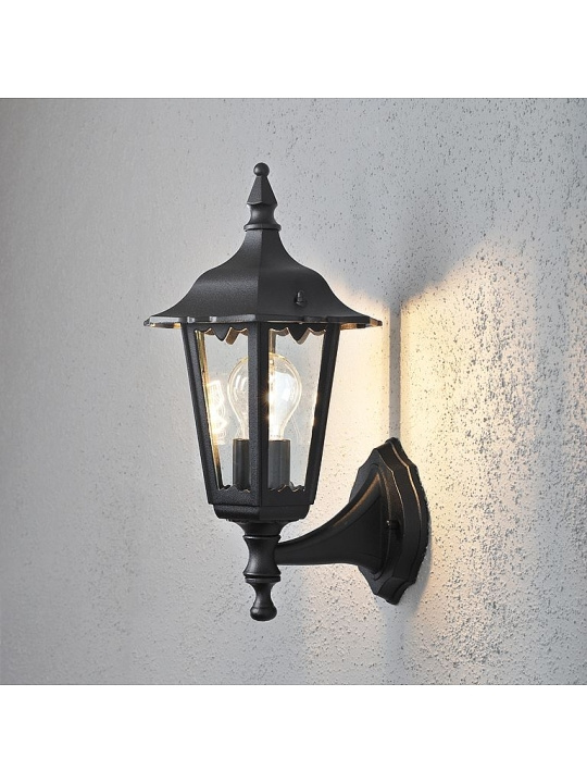 Konstsmide Vägglampa Firenze Svart Konstsmide i gruppen HJEMMEELEKTRONIK / Lys / Væglamper hos TP E-commerce Nordic AB (D45876)
