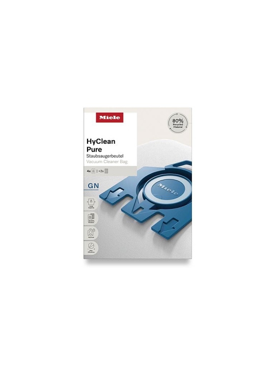 Miele Dammsugarpåsar GN HyClean Pure Miele i gruppen HJEM, HUS & HAVE / Rengøringsmidler / Støvsugere og tilbehør / Tilbehør / Støvsugerposer hos TP E-commerce Nordic AB (D45991)