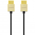 DELTACO PRIME ultratunn HDMI kabel, HDMI High Speed with Ethernet, HDM