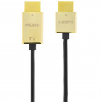 DELTACO PRIME ultratunn HDMI kabel, HDMI High Speed with Ethernet, HDM