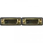 DELTACO, DVI monitorkabel Dual Link, DVI-D han-han, 2m, sort