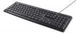 DELTACO tastatur, nordisk layout, USB, sort